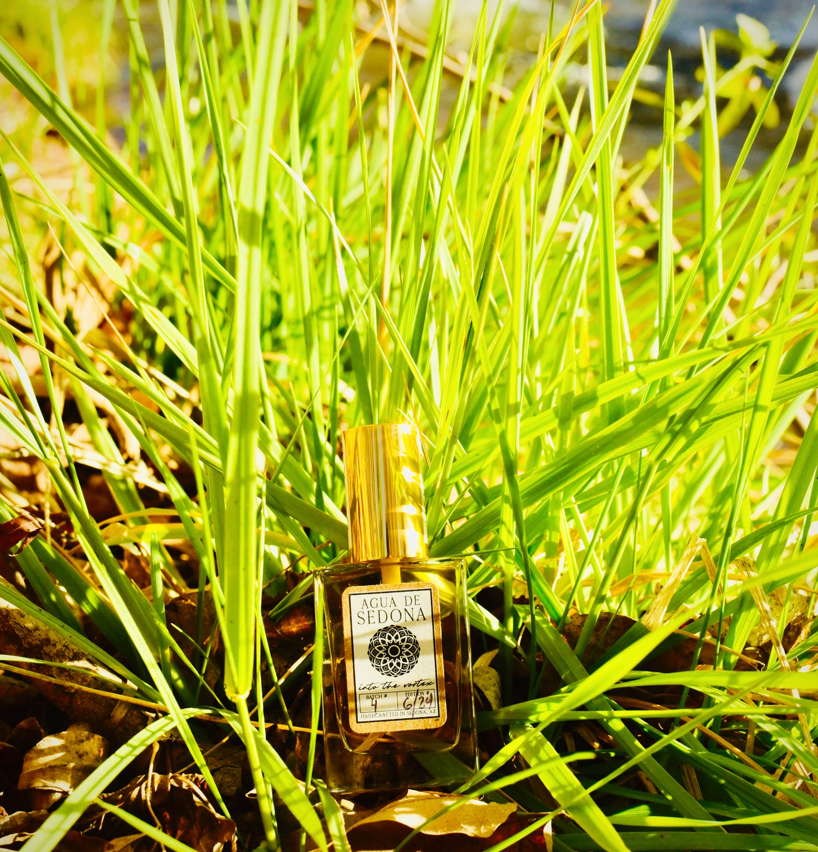 Into the Vortex "Equinox II" Small Batch Limited Edition Sedona Perfume bottle - symbolizing seasonal balance, transformation, and sacred desert energy.